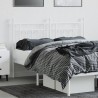Tête de lit métal blanc 150 cm 