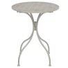 Mobilier de bistro 3 pcs Acier Gris 