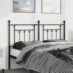 Tête de lit métal noir 150 cm 