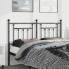 Tête de lit métal noir 150 cm 