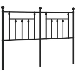 Tête de lit métal noir 150 cm 