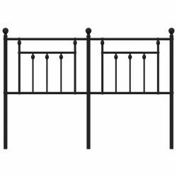 Tête de lit métal noir 150 cm 