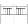 Tête de lit métal noir 150 cm 