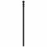 Tête de lit métal noir 150 cm 
