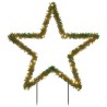 Décoration lumineuse étoile de Noël avec piquets 115 LED 85 cm 