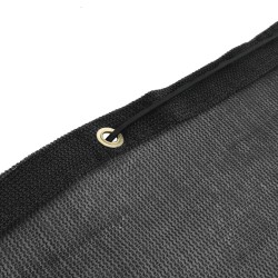 Filet pour remorque PEHD 3 x 5 m Noir 