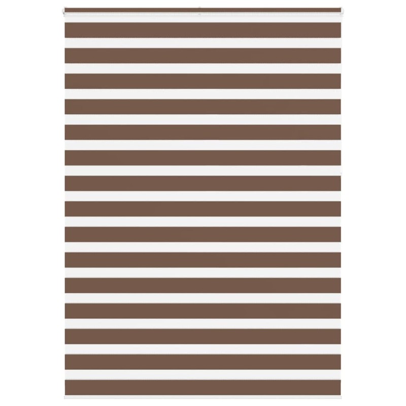 Store zèbre marron 160x230cm largeur du tissu 155,9cm polyester 
