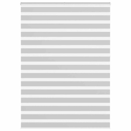 Store zèbre gris clair largeur du tissu 155,9 cm polyester 