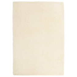 Tapis Shaggy à poils longs NAVARRA crème 160x230 cm polyester 