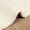 Tapis Shaggy à poils longs NAVARRA crème 160x230 cm polyester 