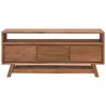 Meuble TV 110x30x50 cm Bois de teck massif 