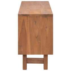 Meuble TV 110x30x50 cm Bois de teck massif 