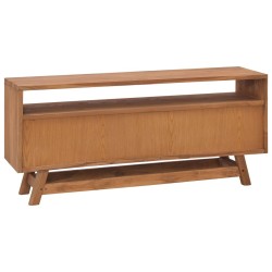 Meuble TV 110x30x50 cm Bois de teck massif 