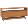 Meuble TV 110x30x50 cm Bois de teck massif 