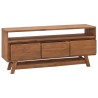 Meuble TV 110x30x50 cm Bois de teck massif 