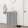 Meuble à chaussures Sonoma gris 60x35x92 cm Bois d'ingénierie 