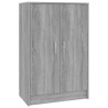 Meuble à chaussures Sonoma gris 60x35x92 cm Bois d'ingénierie 
