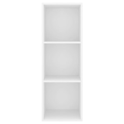Meuble TV mural Blanc 37x37x107 cm Bois d’ingénierie 