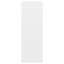 Meuble TV mural Blanc 37x37x107 cm Bois d’ingénierie 