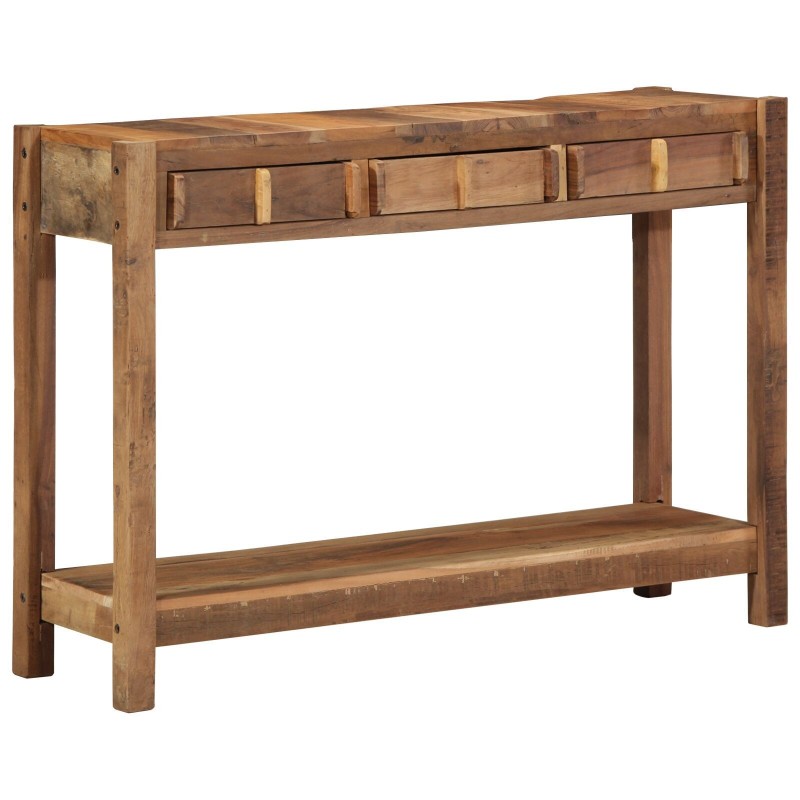 Table Console 107x33x76 cm Bois Massif Récupéré 