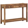 Table Console 107x33x76 cm Bois Massif Récupéré 