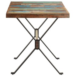 Table à manger 140x70x76 cm Bois de récupération massif 