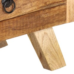 Meuble TV 110x30x40 cm Bois massif de manguier 