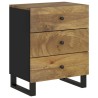 Table de chevet 50x33x62 cm Bois de manguier et d'ingénierie 