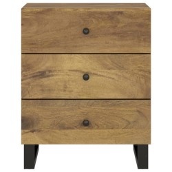 Table de chevet 50x33x62 cm Bois de manguier et d'ingénierie 