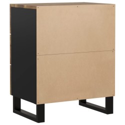 Table de chevet 50x33x62 cm Bois de manguier et d'ingénierie 