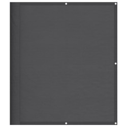 Écran de balcon anthracite 120x1000 cm 100% polyester oxford 