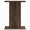 Supports pour plantes 2 pcs chêne marron bois d'ingénierie 