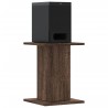 Supports de haut-parleurs 2 pcs chêne marron bois d'ingénierie 