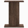 Supports de haut-parleurs 2 pcs chêne marron bois d'ingénierie 