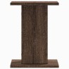 Supports de haut-parleurs 2 pcs chêne marron bois d'ingénierie 