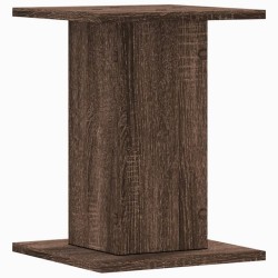 Supports de haut-parleurs 2 pcs chêne marron bois d'ingénierie 