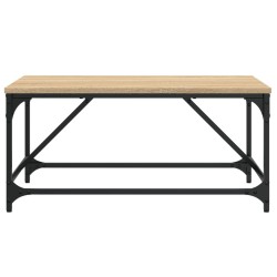 Table basse chêne sonoma 75x50x35 cm bois d'ingénierie 