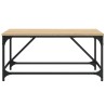 Table basse chêne sonoma 75x50x35 cm bois d'ingénierie 