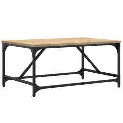 Table basse chêne sonoma 75x50x35 cm bois d'ingénierie 