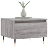Table basse sonoma gris 50x46x35 cm bois d'ingénierie 