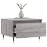 Table basse sonoma gris 50x46x35 cm bois d'ingénierie 