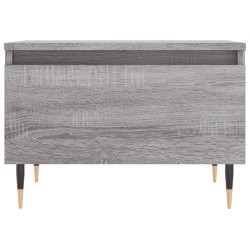 Table basse sonoma gris 50x46x35 cm bois d'ingénierie 