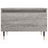 Table basse sonoma gris 50x46x35 cm bois d'ingénierie 