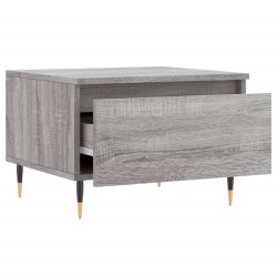 Table basse sonoma gris 50x46x35 cm bois d'ingénierie 