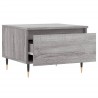 Table basse sonoma gris 50x46x35 cm bois d'ingénierie 