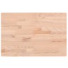 Comptoir de salle de bain 60x40x2,5 cm bois massif de hêtre 