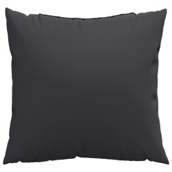 Coussins de canapé 4 pcs noir 60x60 cm tissu 