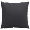 Coussins de canapé 4 pcs noir 60x60 cm tissu 