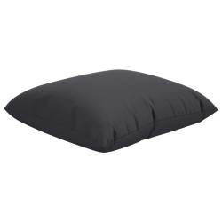 Coussins de canapé 4 pcs noir 60x60 cm tissu 