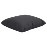 Coussins de canapé 4 pcs noir 60x60 cm tissu 